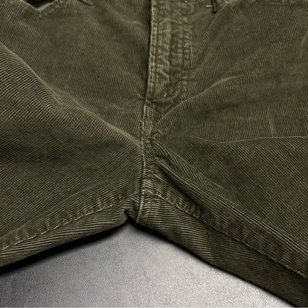 American Eagle Green Corduroy Men’s Pants 31x32 Flex 5 Pocket Design View 4